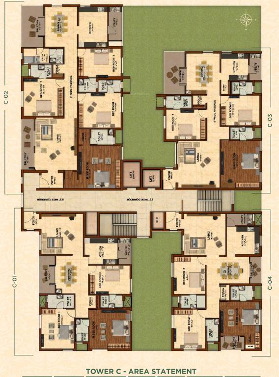 legend Block C Cluster Plan