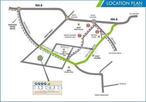  mansions-park-prime Images for Location Plan of BPTP Mansions Park Prime
