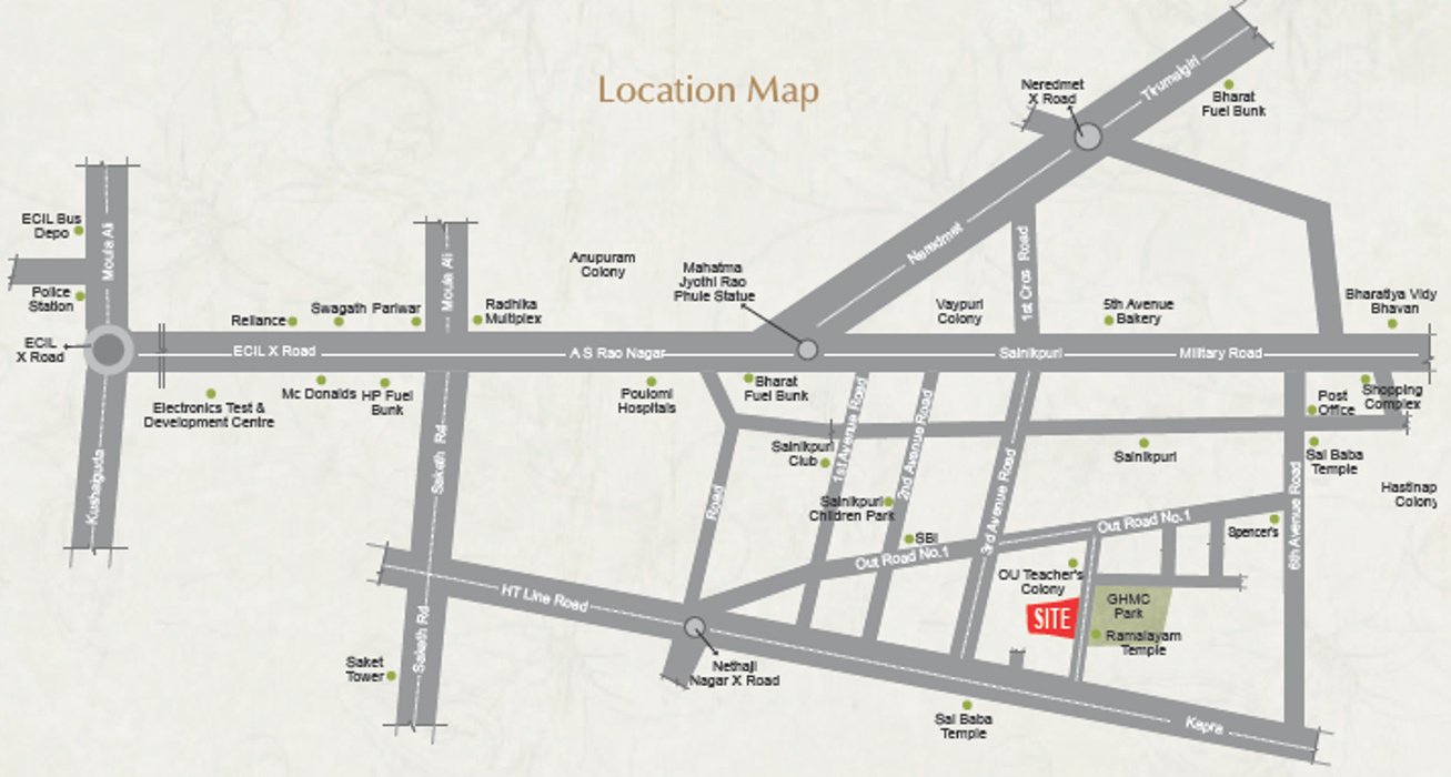 Images for Location Plan of Happy Vasanthaa Happy Homes Nest