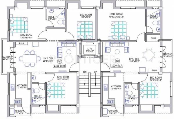 Images for Cluster Plan of Priams Padmalaya