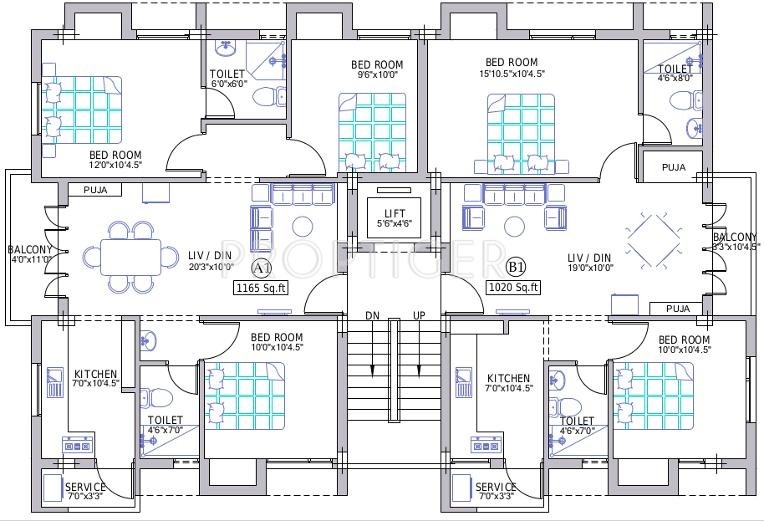 Images for Cluster Plan of Priams Padmalaya