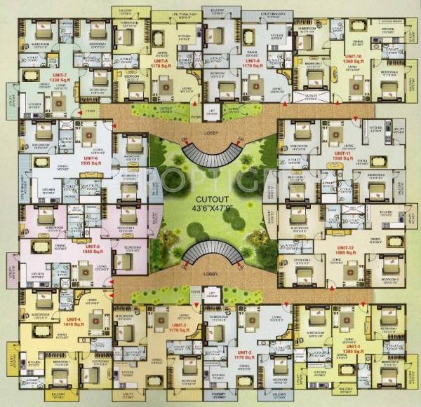 Images for Cluster Plan of Apsara Gold