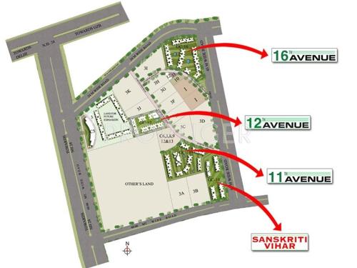  sanskriti-vihar Images for Master Plan of Gaursons Sanskriti Vihar
