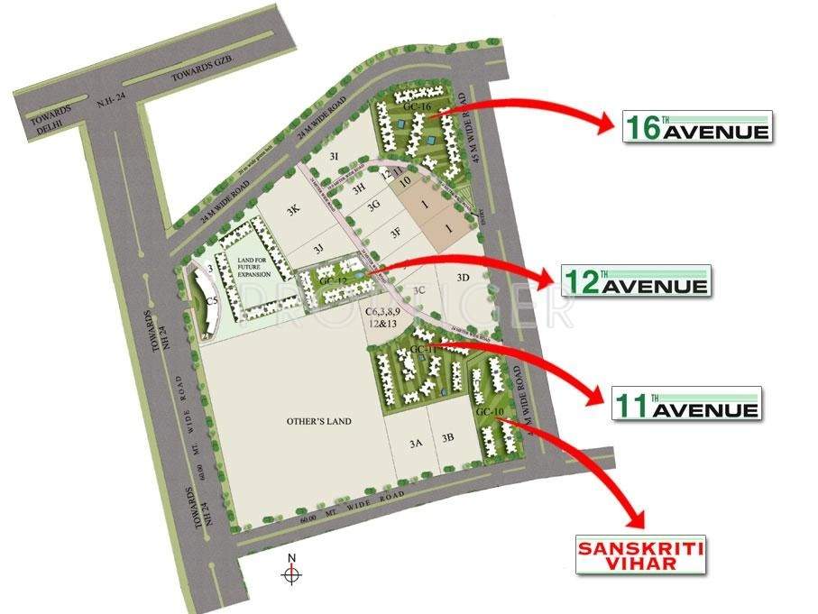  sanskriti vihar Images for Master Plan of Gaursons Sanskriti Vihar