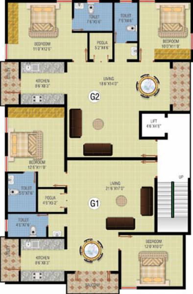Images for Cluster Plan of Sagar Ventures Viswa