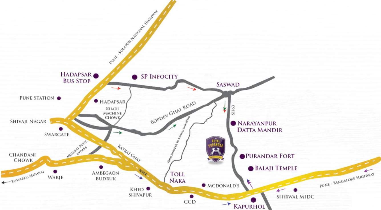  purandar Images for Location Plan of Royal Purandar