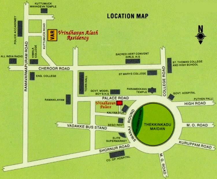 Images for Location Plan of Vrindhavan Apartments Vrindhavan Alath Residency