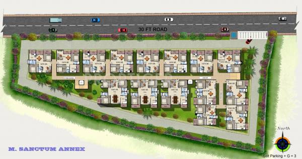 Images for Cluster Plan of Mahaveer Sanctum Annex