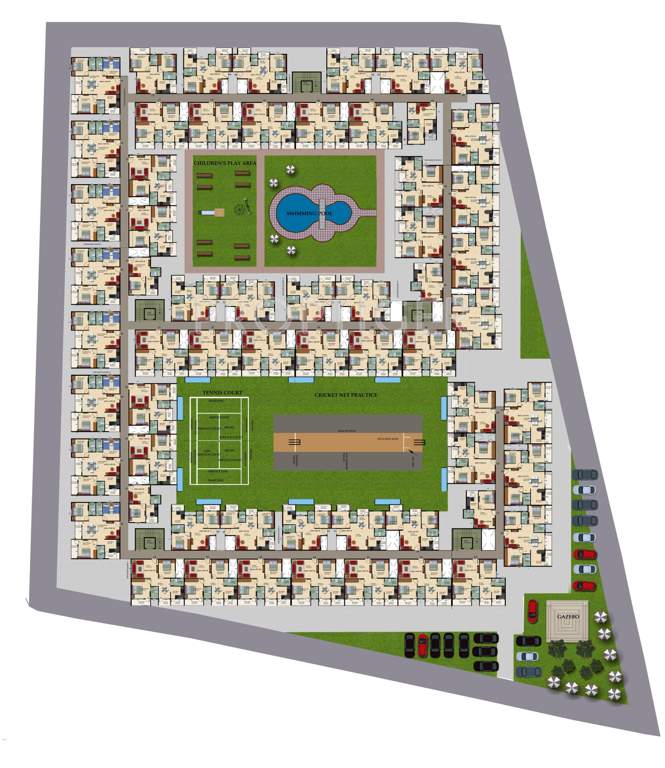  galaxy Images for Cluster Plan of Mahaveer Galaxy