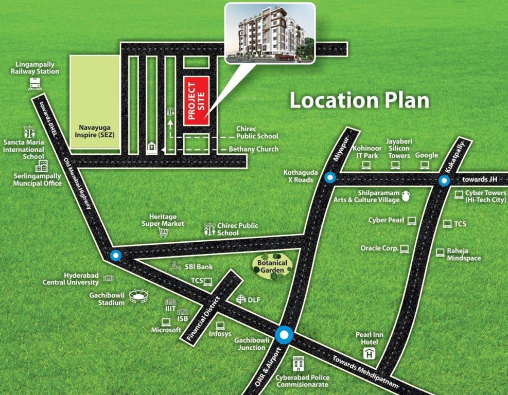 jewel Images for Location Plan of Infocity Jewel