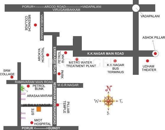  sri balaji Images for Location Plan of Sri Lakshmi Ram Constructions Sri Balaji