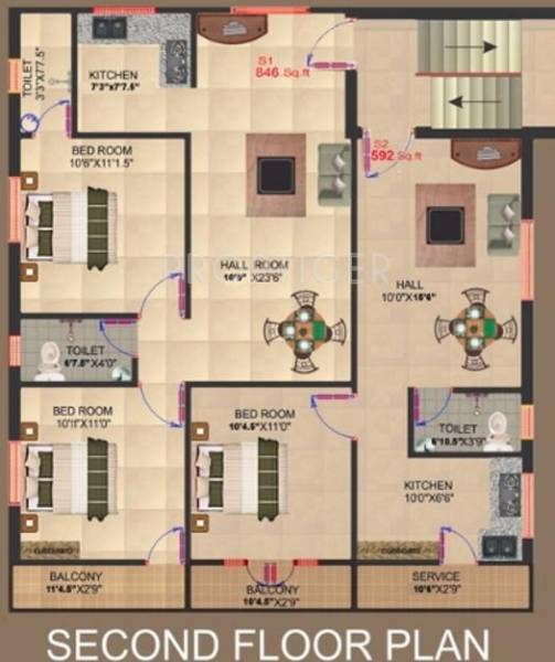 Images for Cluster Plan of Sri Lakshmi Ram Constructions Sri Perumal