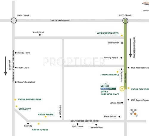 Images for Location Plan of Vatika The Sovereign Apartment Images for Location Plan of Vatika The Sovereign Apartment