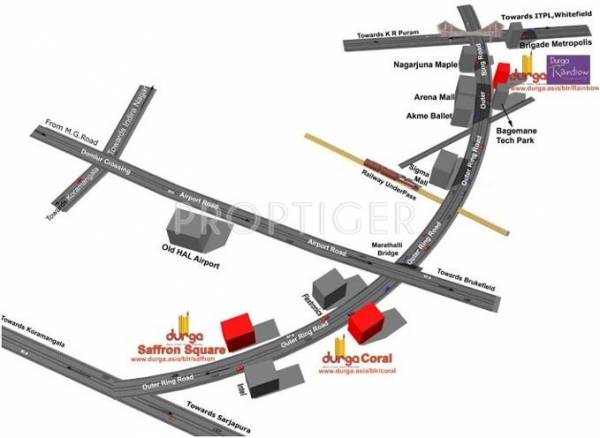 Images for Location Plan of Durga Projects And Infrastructure Saffron Square