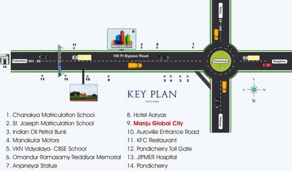 Images for Location Plan of Manju Global City Images for Location Plan of Manju Global City