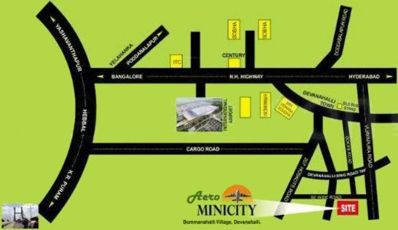 Images for Location Plan of Aadyas Aero Minicity