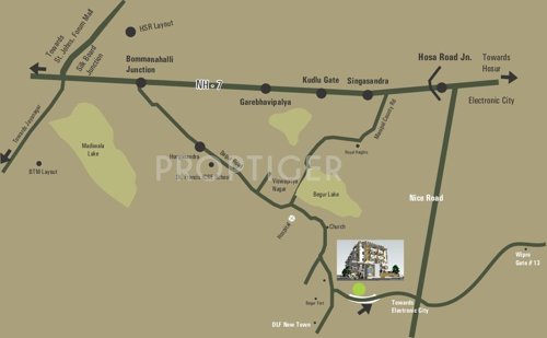  genesis Images for Location Plan of Niranjan Genesis