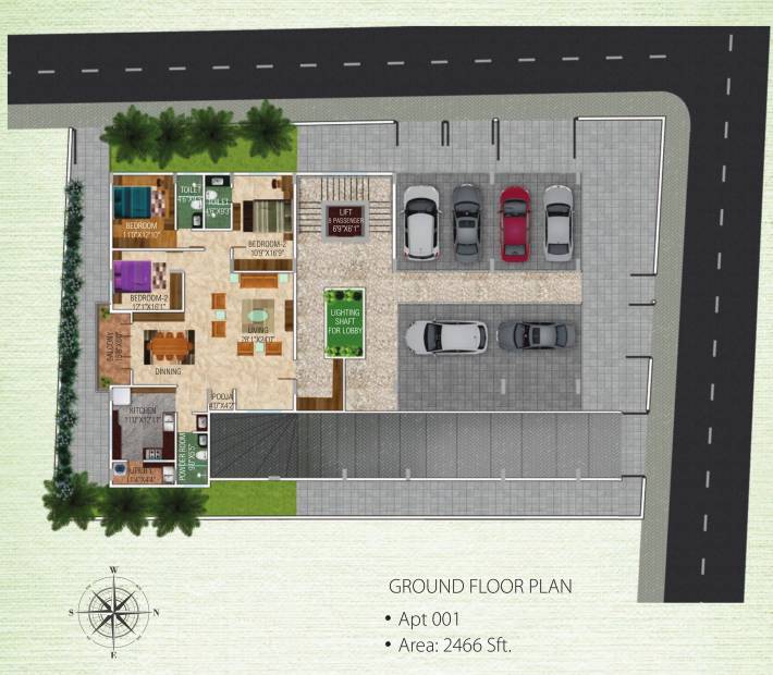 Images for Cluster Plan of One Tree Gayathri Silver Gate
