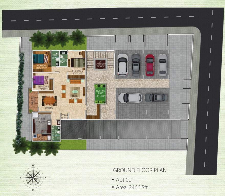 Images for Cluster Plan of One Tree Gayathri Silver Gate