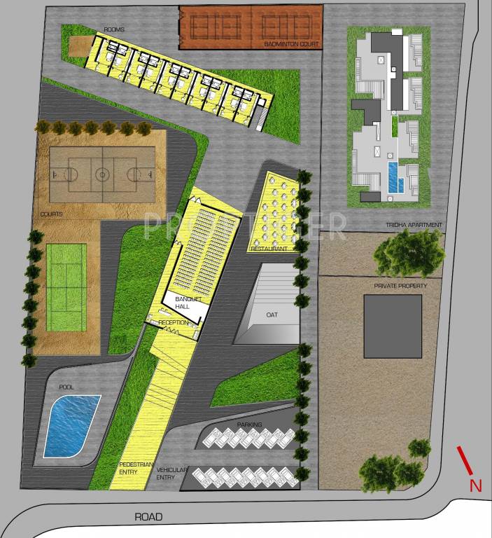  tridha Images for Layout Plan of Niranjan Tridha