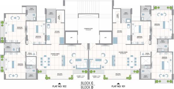 Images for Cluster Plan of Shree 42 Parkview