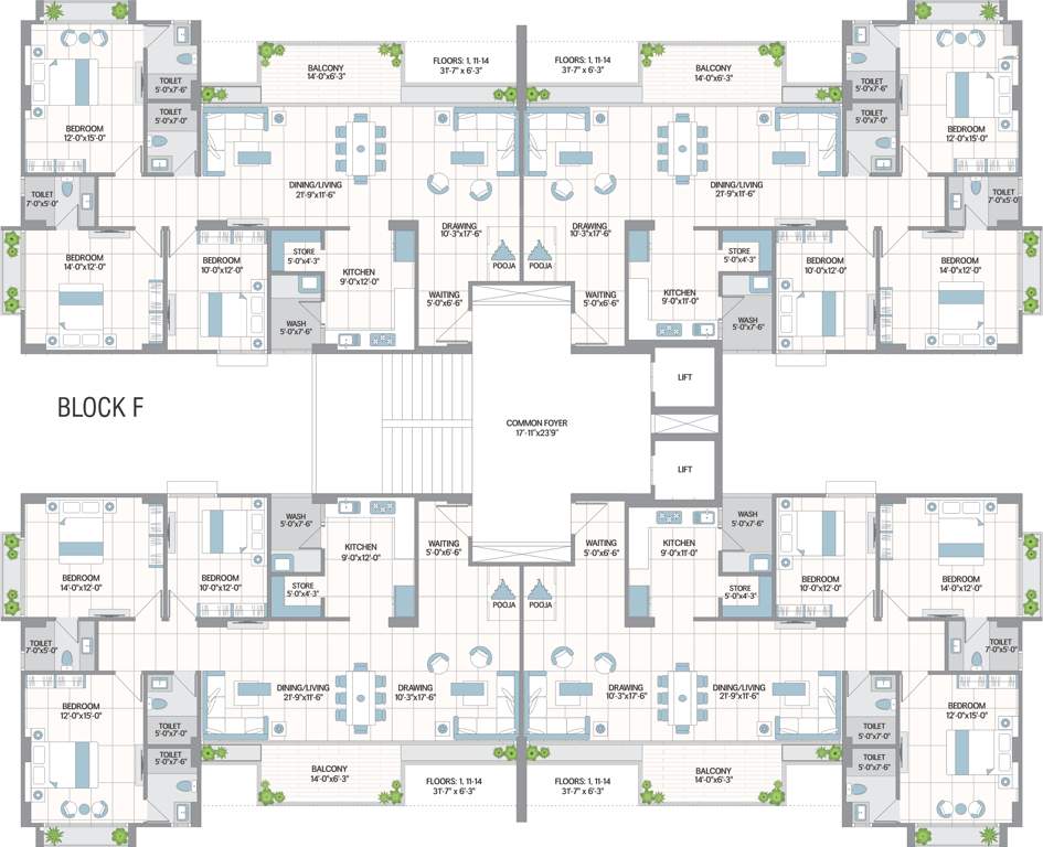 Images for Cluster Plan of Shree 42 Parkview