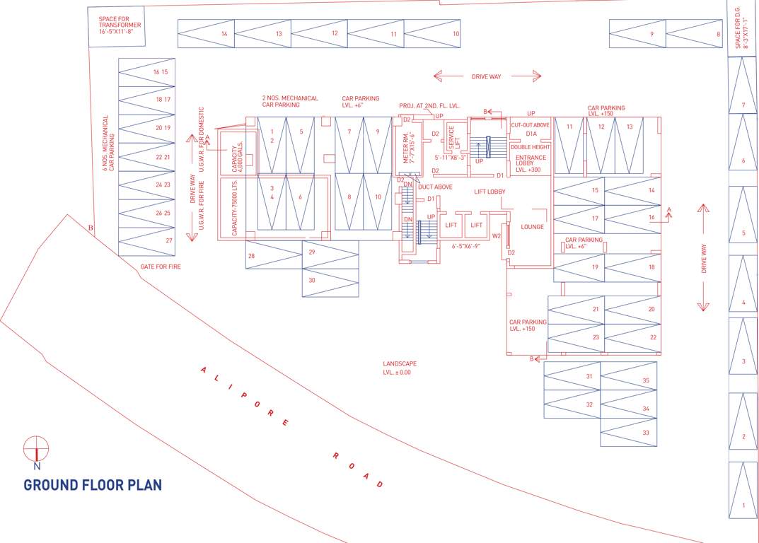 Images for Cluster Plan of Salarpuria Sattva The Avenue