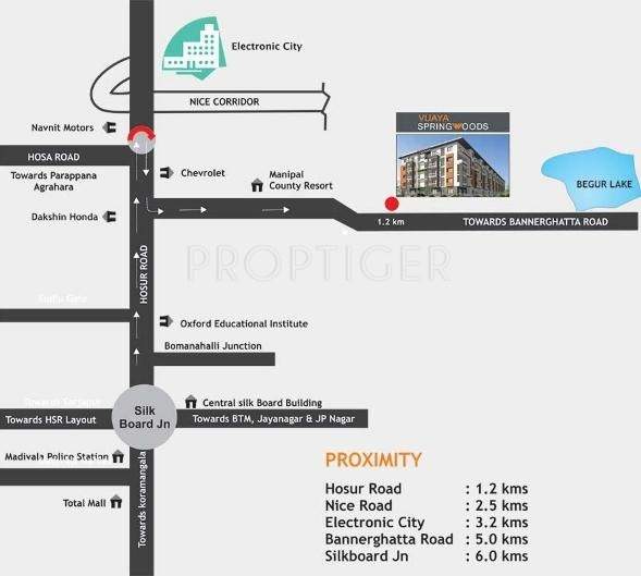  springwoods Images for Location Plan of Vijaya SpringWoods