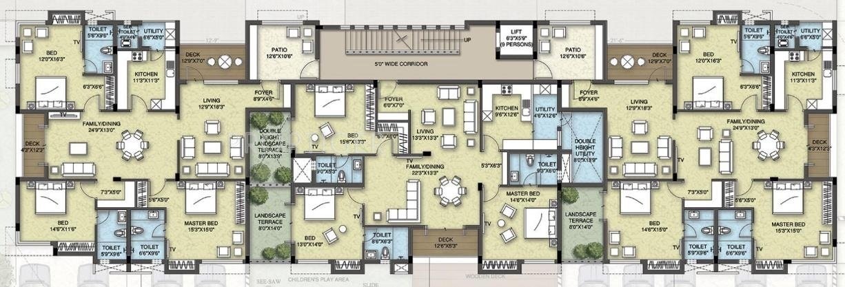 Images for Cluster Plan of Styleone The Grand