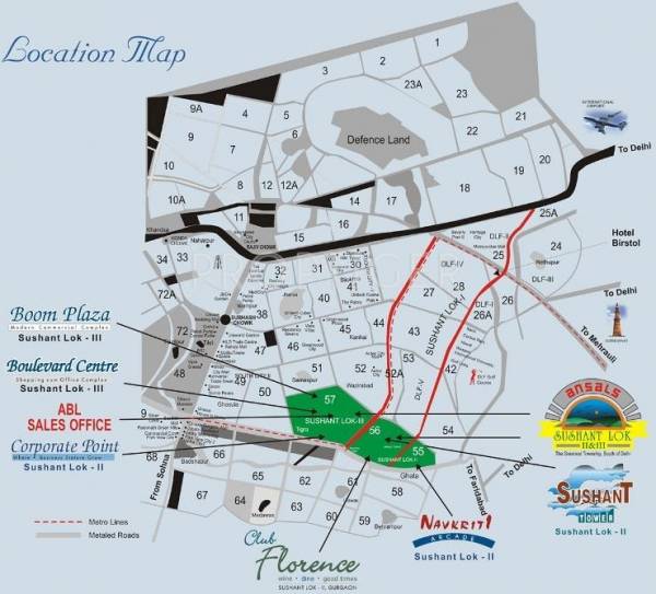 Images for Location Plan of Ansal Sushant Residency Images for Location Plan of Ansal Sushant Residency
