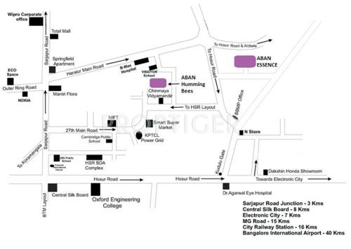  essence Images for Location Plan of Aban Essence