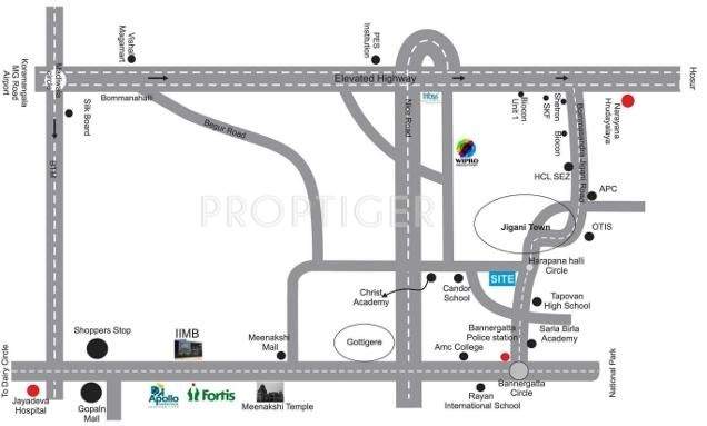 i1 Properties United Shine Woods Location Plan
