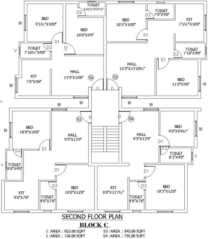 Images for Cluster Plan of SKC Saraswathy Homes