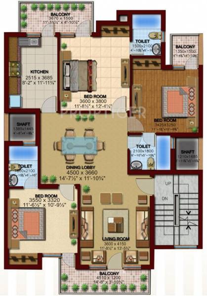 Images for Cluster Plan of Ansal Florence Residency
