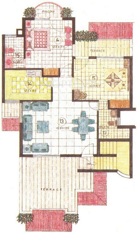 Images for Cluster Plan of Ansal Shalimar Residency Floors