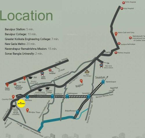  my-town-apartments Images for Location Plan of Dharitri My Town Apartments