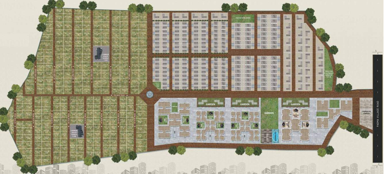 my town apartments Images for Master Plan of Dharitri My Town Apartments