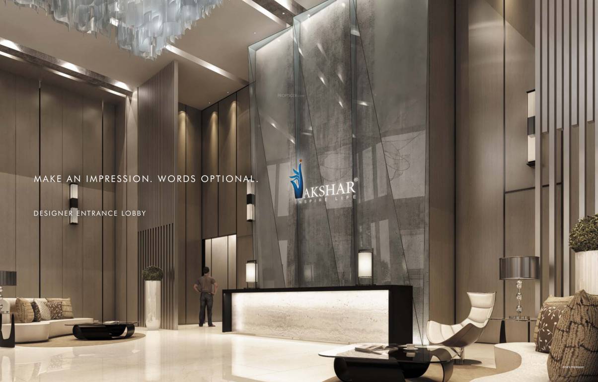  one akshar Entrance Lobby