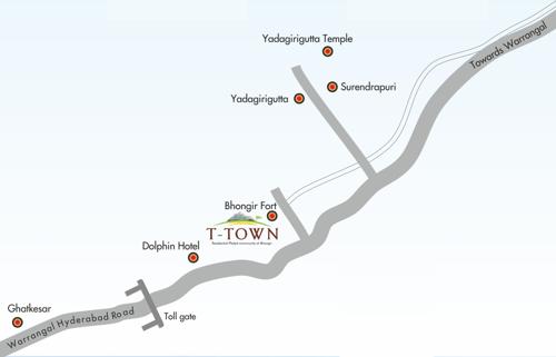  t-town Images for Location Plan of PVR T Town