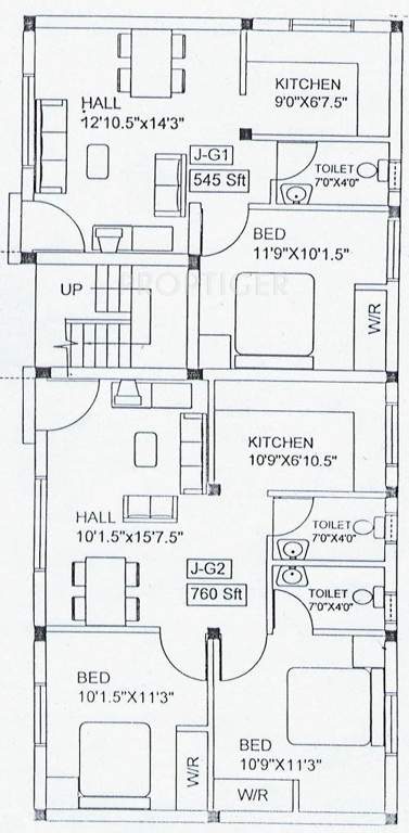 Images for Cluster Plan of Vinoth Varsha