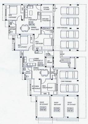 Images for Cluster Plan of Vinoth Varsha Images for Cluster Plan of Vinoth Varsha
