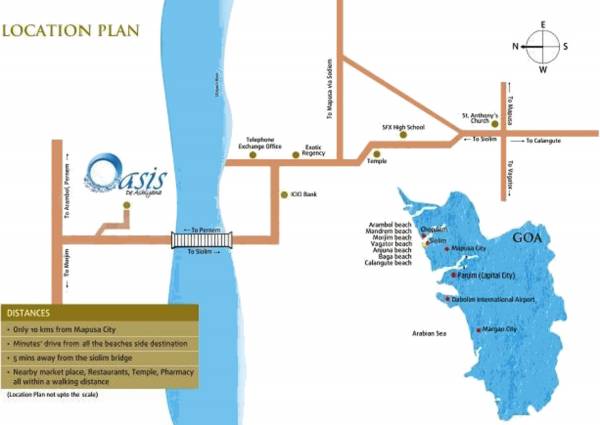 Images for Location Plan of Kalangutkar Oasis De Ashiyana Villa