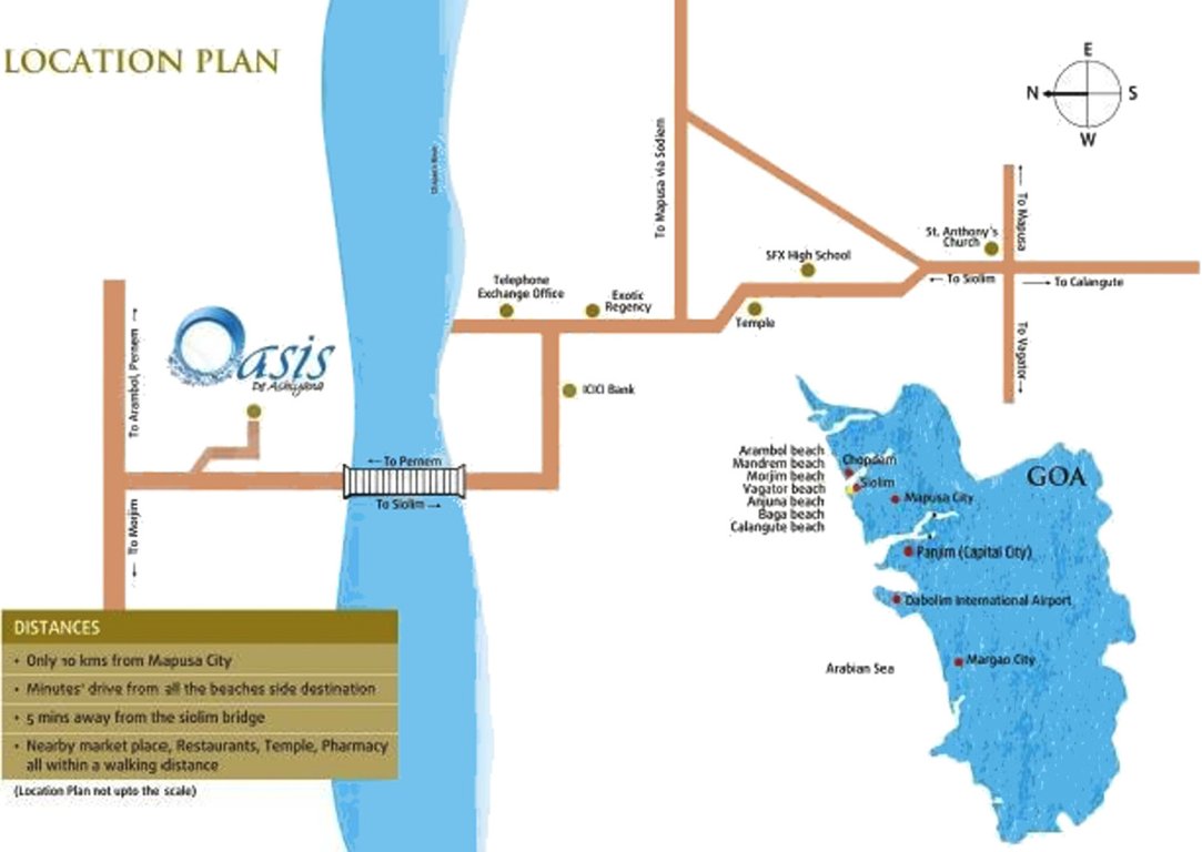 Images for Location Plan of Kalangutkar Oasis De Ashiyana Villa