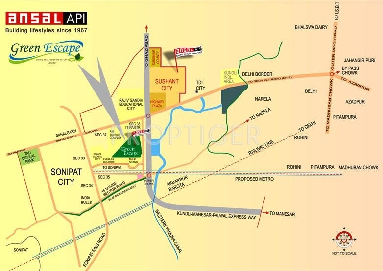Images for Location Plan of Ansal Green Escape