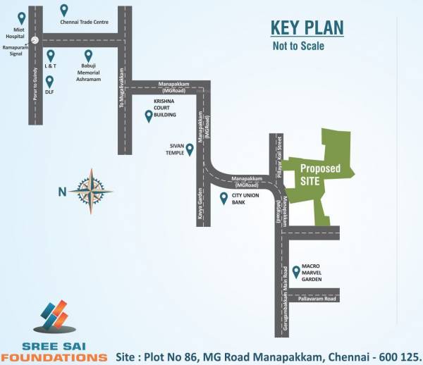 Images for Location Plan of Sree Sai Air View Apartments