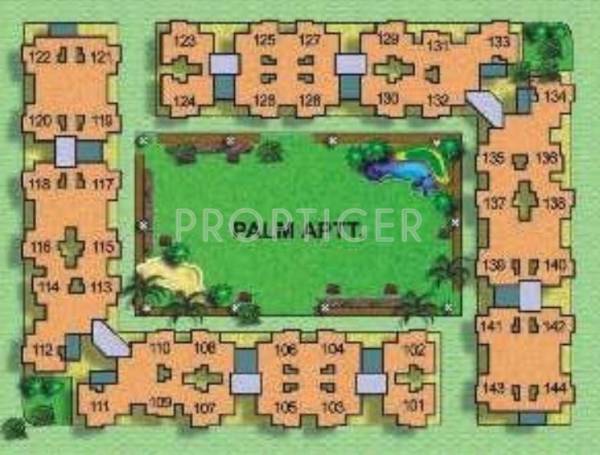 Cosmos Infra Engineering Palm Apartment Layout Plan