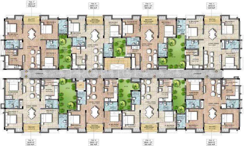 earth homes Images for Cluster Plan of KG Earth Homes