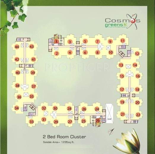 Images for Cluster Plan of Cosmos Infra Engineering Ashoka Apartment