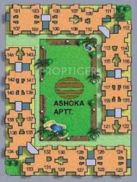 Cosmos Infra Engineering Ashoka Apartment Layout Plan