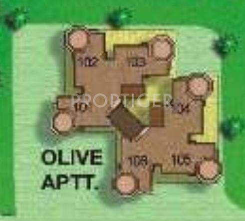 Cosmos Infra Engineering Olive Apartment Layout Plan